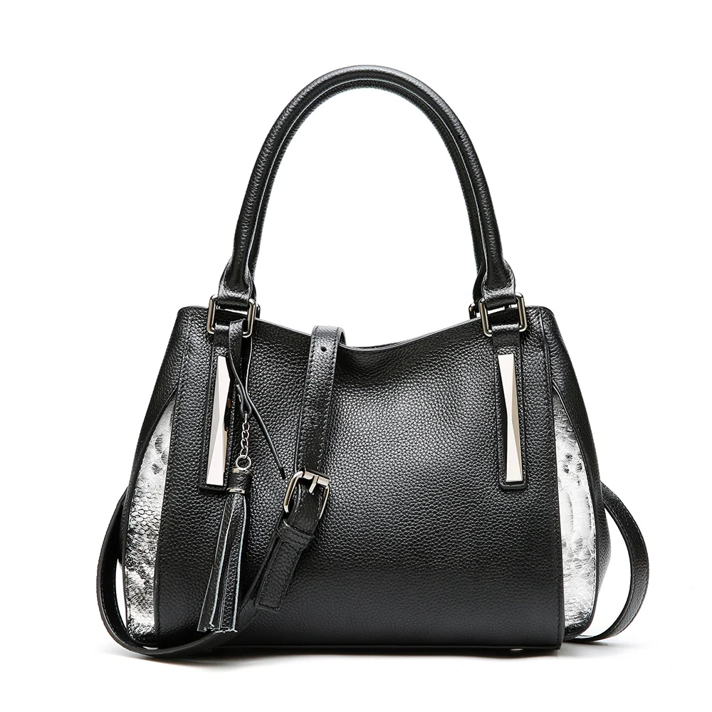 

women genuine leather bag Women's messenger bags tote handbags women famous brands high quality shoulder bag Female 18080709