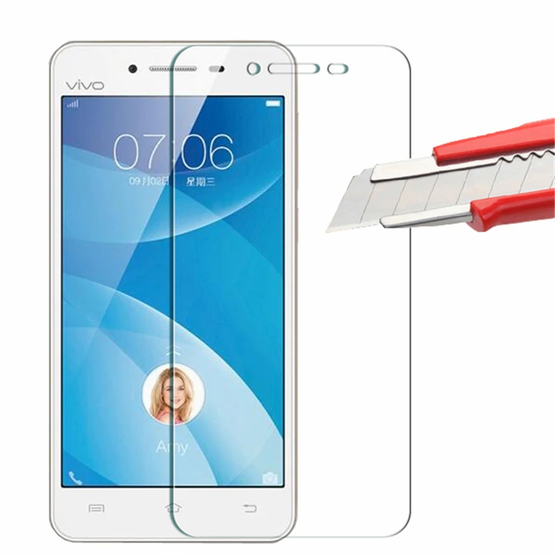 Прозрачное закаленное стекло для Vivo V9 защита экрана X21 полное покрытие Y81 Y85 Nex