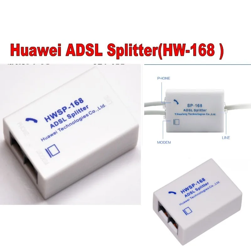 huawei ADSL сплиттер широкополосный телефонный сплиттер Защита от перенапряжения молний анти шум ADSL фильтр модема RJ11 адаптер