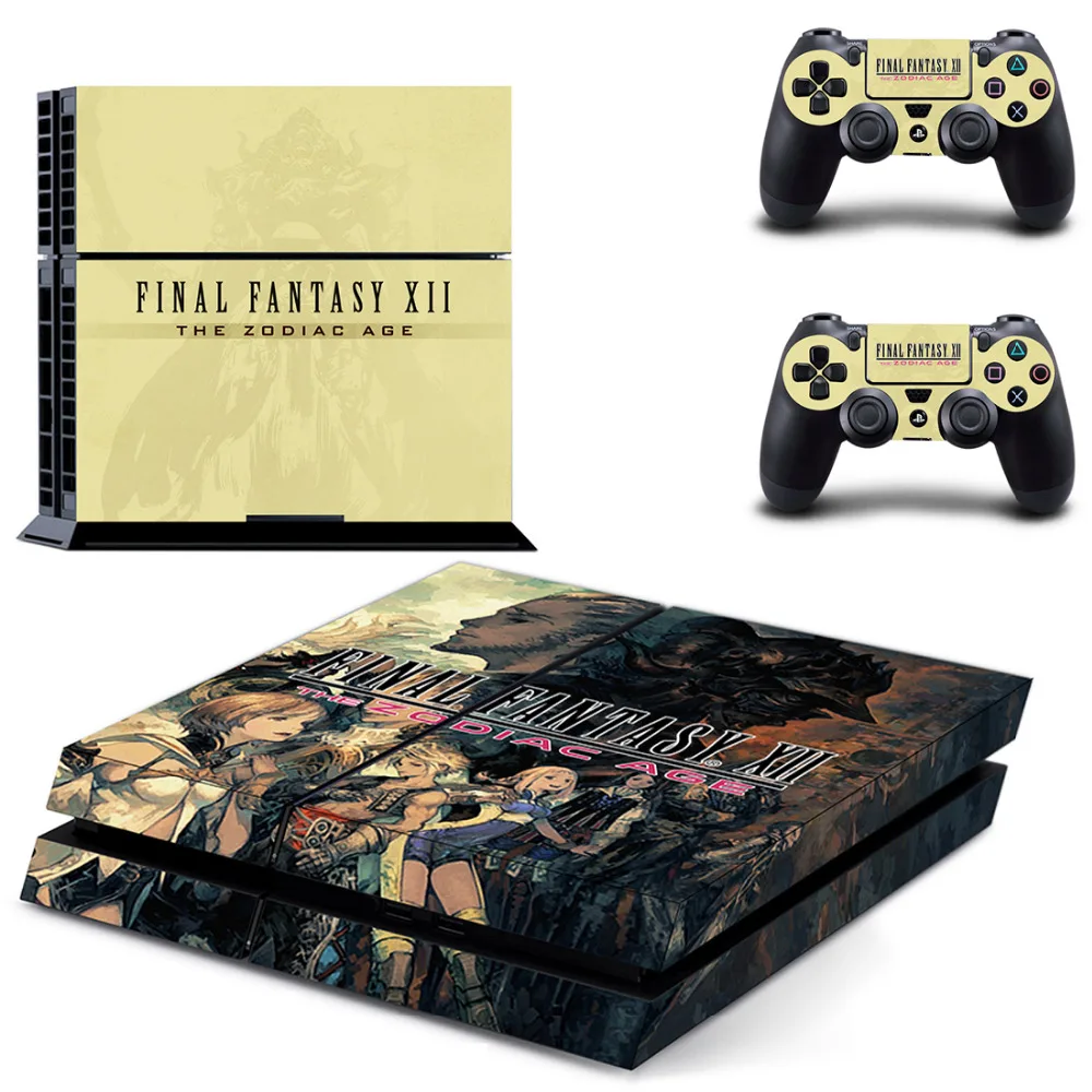 Final Fantasy XIII 12 PS4 переводная картинка наклейка для Sony PlayStation 4 консоли и 2 контроллера