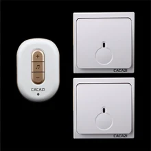 2 передатчик+ 1 Приемник Беспроводной Дверной Звонок С Дистанционным Управлением Musical 48 Tunes Digtal doorchime D9918-2+ 1