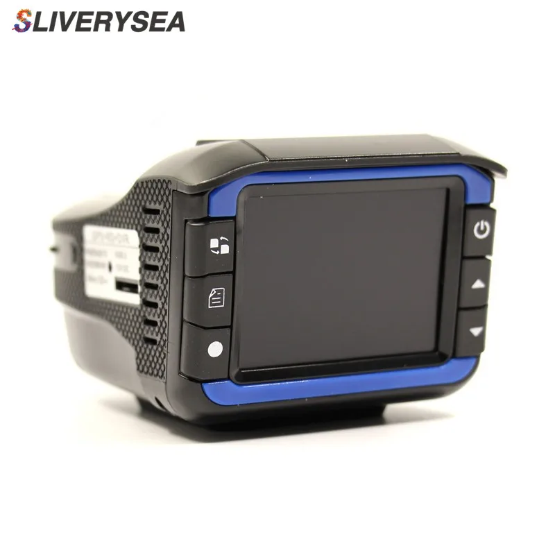 SLIVERYSEA 720 P 3 в 1 Автомобильный dvr Cmera/радар Скорость Детектор/gps трек регистраторы автомобиля камера с детектором движения с Русский язык голос