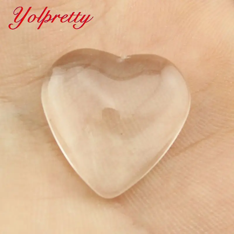 Новый модный прозрачный стеклянный кабошон Yolprtty 8 шт./лот 20*20 мм с плоским