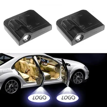 1PCS Wireless Led Car Door Welcome Laser Projector Logo Ghost Shadow Light for Volkswagen Ford BMW Toyota Hyundai Kia Mazda Audi