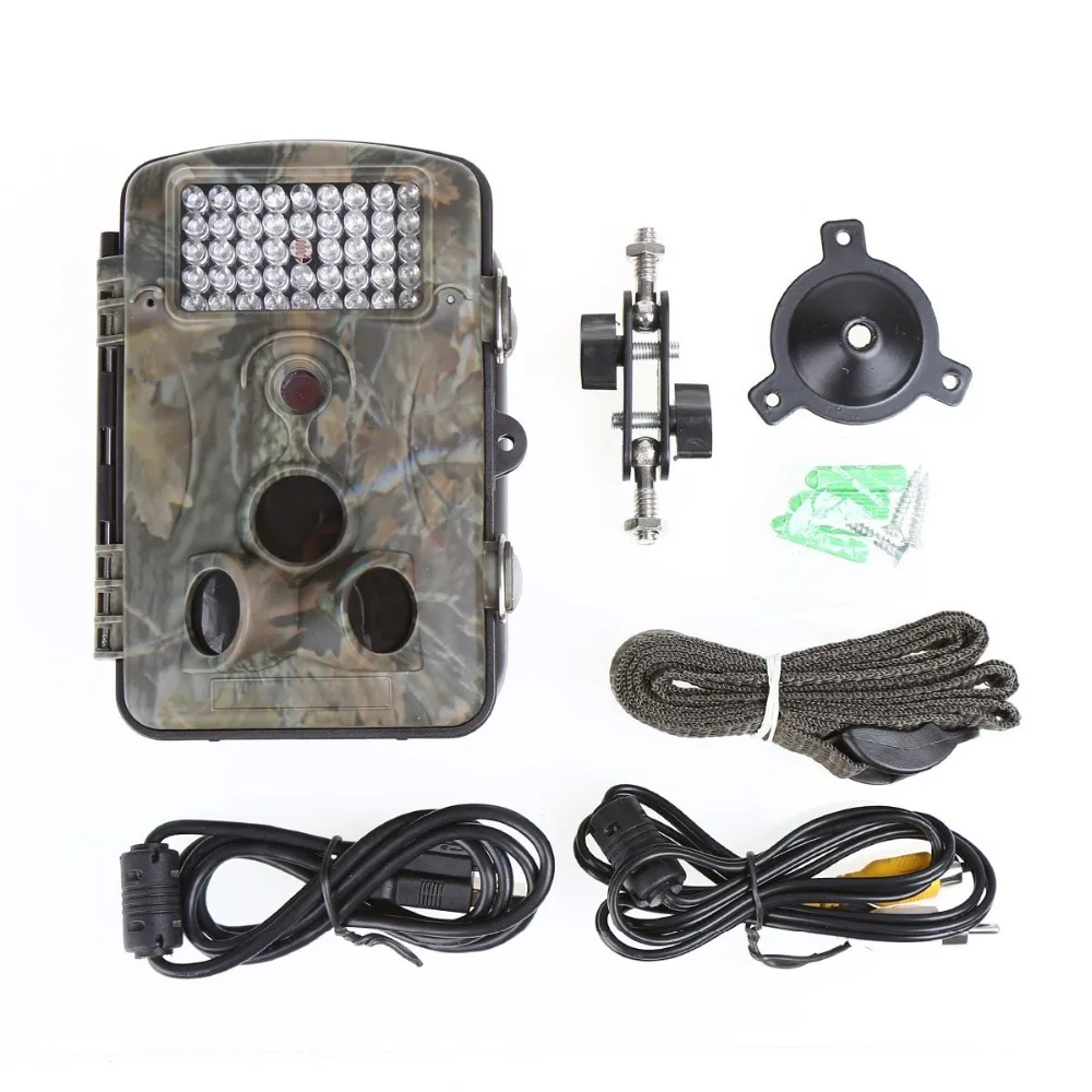 

Trail Game Camera 12MP 1080P HD Infrared Night Vision Mini Hunting Cam 2.4" LCD Screen 120 degree Wide Angle Waterproof