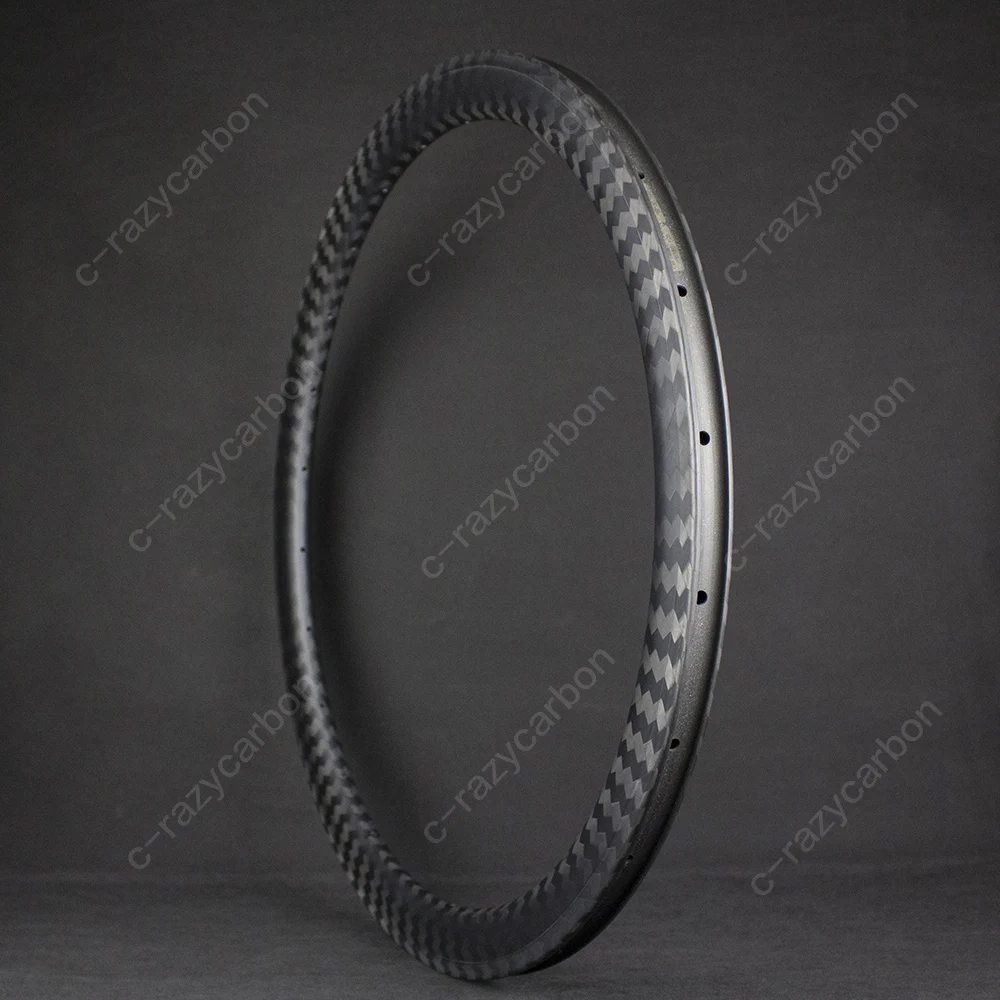 Free Shipping!! U shape 12k Twill Carbon Cycling Road Rims T700C Road Rim 38mm Depth in 25mm outer Width Tubular:Clincher4