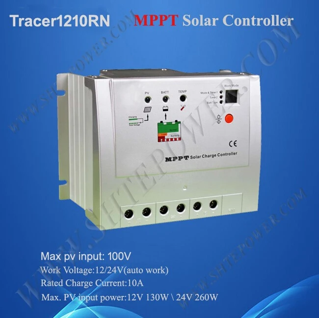 

tracer 1210rn automatic work 12 volt 24 volt 10 amp solar charge controller