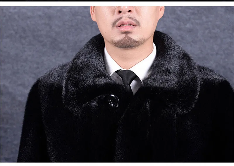 Осенне-зимнее Новое замшевое пальто с искусственным мехом, куртка шуба, мужская куртка с отворотами, длинная куртка, размер S-5XL