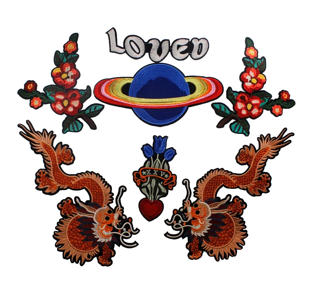 1lot-15pieces-Dragon-Birds-Flower-Design-Iron-on-Patches-Applique-Lace-Fabric-Patches-Clothes-Bags-Decorated (3)