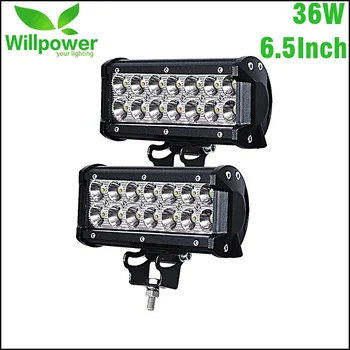 

Spot beam 36W 7 inch car 3400lms waterproof 12v DC 6000K 4x4 offroad led spot light bar 12 volt