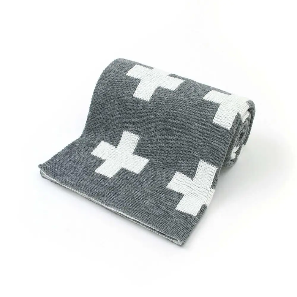 

Kids Monthly Milestone Blanket 100*80cm Newborn Infant Swaddle Wrapper Super Soft Knitted Children Bebes Stroller Bedding Covers