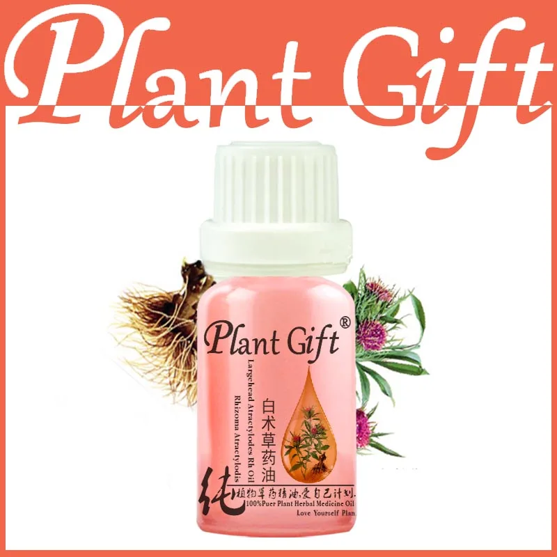 

100%pure Plant Herbal Medicine Oil Atractylodes HerbOil 10ml Essential Oils Traditional Chinese Medicine Oil Atractylodes Lancea