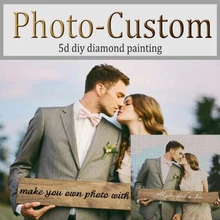 Фото на заказ! Частный заказ! DIY Алмазная вышивка 5D алмазная Картина Вышивка крестом 3D квадратная декоративная мозаика из стразов на подарок