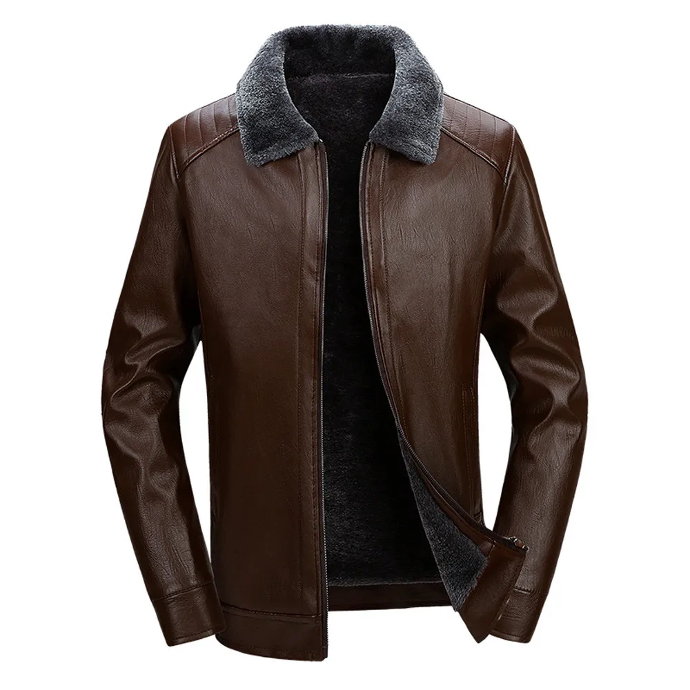 

New personality leather jacket men's autumn fashion punk leather jacket casual motorcycle leather jacket men's jacket zipper