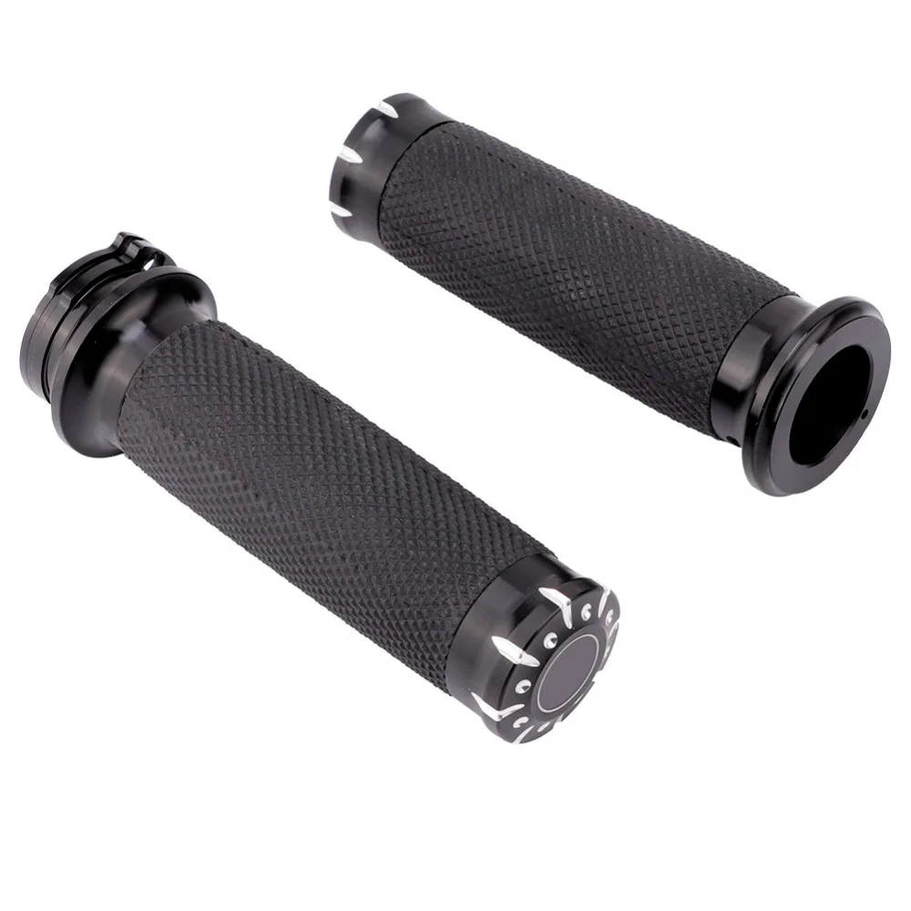 Одна пара мотоцикла Руль 25 мм ручной Ручка аксессуары для мотоциклов Honda Yamaha Suzuki и круизер Kawasaki