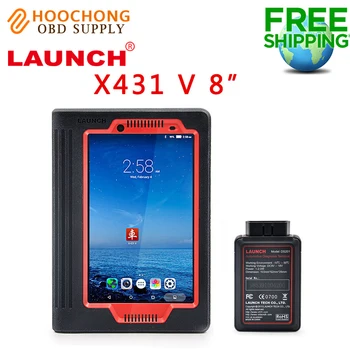 

Launch X431 V Auto Diagnostic Tool Lenovo Tablet Edition Original 8.0 inch Touch screen diagun Update Onlline