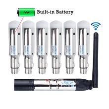 DMX512 беспроводной 2,4G ISM передатчик встроенный аккумулятор приемник контроллер комплект для DJ Клубные вечерние сцены DMX эффект освещения 1+ 6 шт