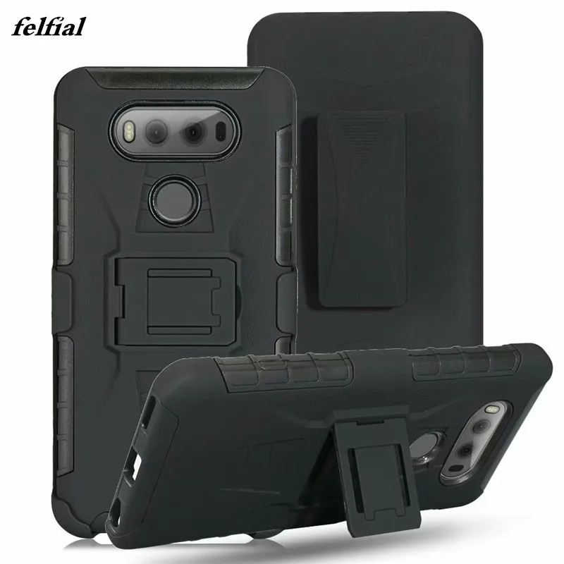 

NEWEST 3 in 1 Hybrid Military Armor Kickstand Cover Case For LG G5 G6 G7 V20 K10-2018 Q STLO4 QSTYLUS G8 G8THLNQ CASE