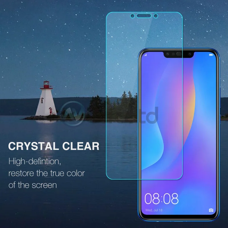 Никотд 2.5D 9H Премиум Закаленное стекло для huawei P Smart Plus+ Защитная пленка для экрана для huawei nova 3i 6,3 дюймов