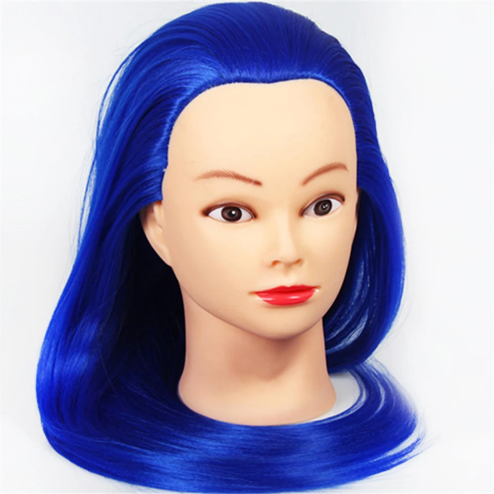 

Female Mannequin Head Hairdresser Mannequin Head With Yaki Synthetic Hair Hairdressing Mannequins For Salon Training Maikin Mode