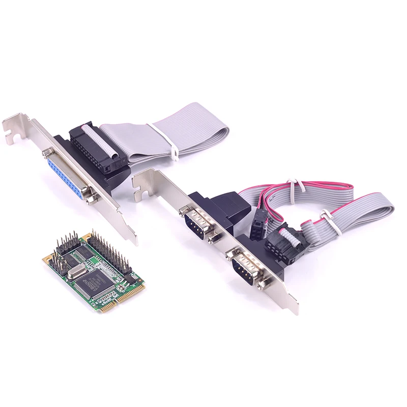 Controlador de Porta Pci-e para Adaptador de Porta Pcie para 2 Lpt de Impressora Db25 para Mini Paralela Ieee 1284 Cartão Itx Rs232 Lpt - Imagem 2