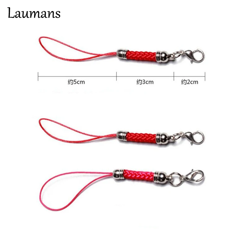 Laumans 50pcs/lot Mixed color Lariat Lanyard cell mobile strap Hang