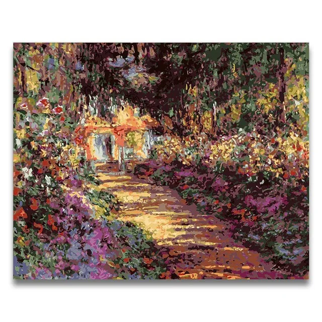 Monet-garden-series-painting-coloring-drawing-by-numbers-with-paint-kits-hand-painted-with-frame-for.jpg_640x640