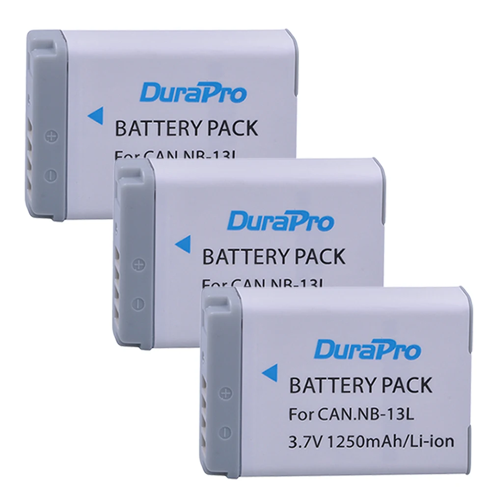 DuraPro 1pc NB 13L NB 13L NB13L Camera Li ion Battery for Canon PowerShot G5 X G5X G7 X G7X G7 X