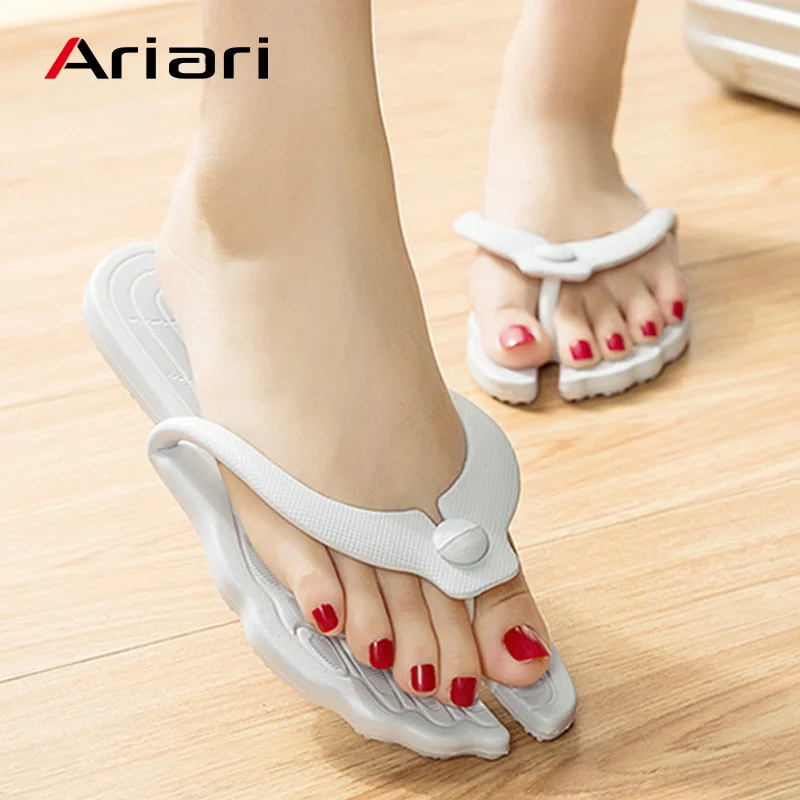 

Ariari Women Lightweight Summer Sandals Slipper Indoor Outdoor Flip-flops Beach Shoes Fashion Female Casual Candy Color Flats