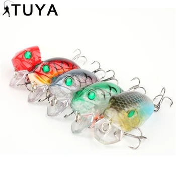 

5pcs Box VIB Crank Bait Fishing Lure 40mm 8g Wobbler Artificial Hard Bait Minnow Thrill Thunder Floating Rattle Sound Shallow