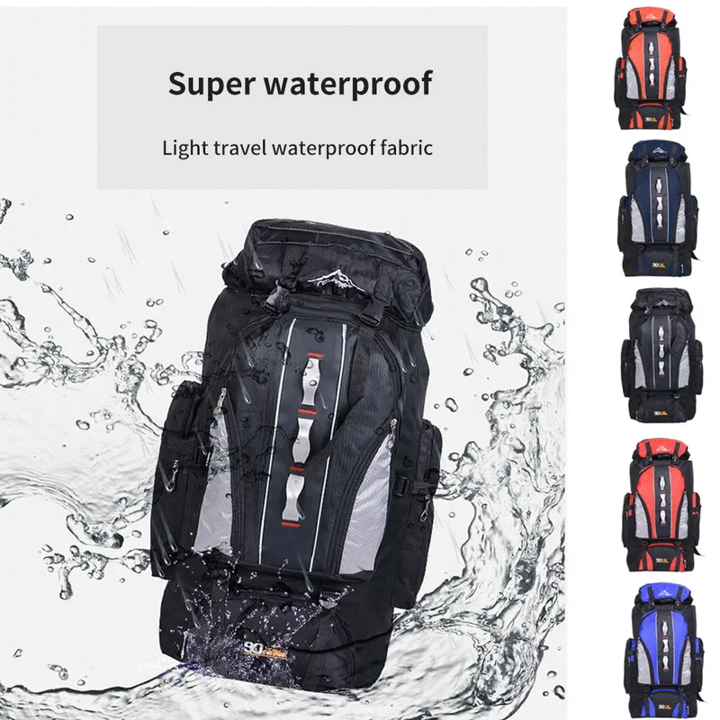 Уличные Водонепроницаемые Большие рюкзаки для мужчин спортивный рюкзак
