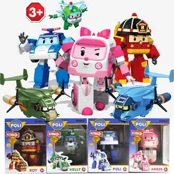 1 шт./компл. Robocar Poli Корея детские игрушки Аниме Фигурки игрушки робот автомобиль Cali Транспортная Машина игрушки для детей