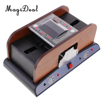 

Automatic Card Shuffler 2 Deck Casino Playing Cards Sorter Poker Game Props for Camping Hiking Kayaking Boating Gift