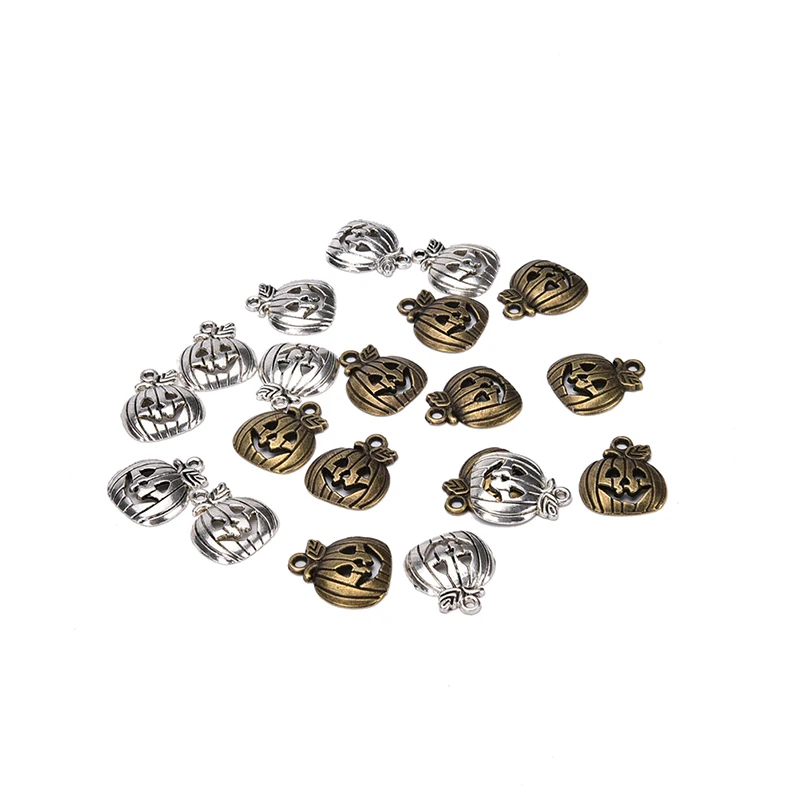 

10pcs Helloween Pumpkin Charms Jack Lantern 18*15mm Antique Making Pendant Fit,Vintage Tibetan Silver,DIY Bracelet Necklace
