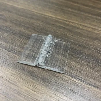 

50PCS Acrylic Hinge 30x34mm Plastic Transparent Hinge Plexiglass Box Furniture Accessory