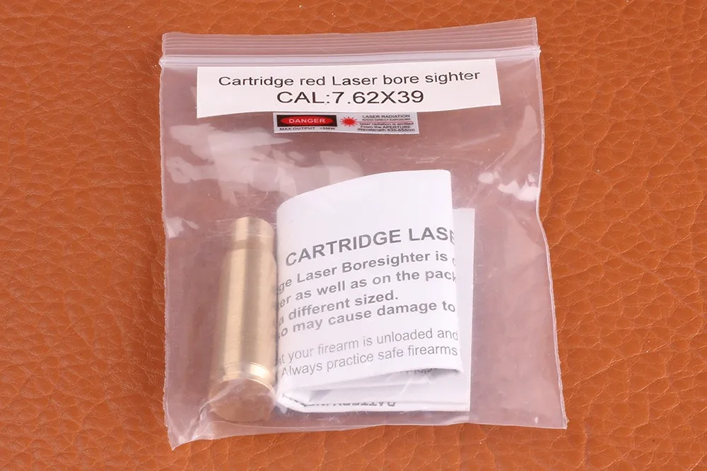brass material Cartridge red Laser bore sighter CAL 7.62X39 Boresighter Sighting 4