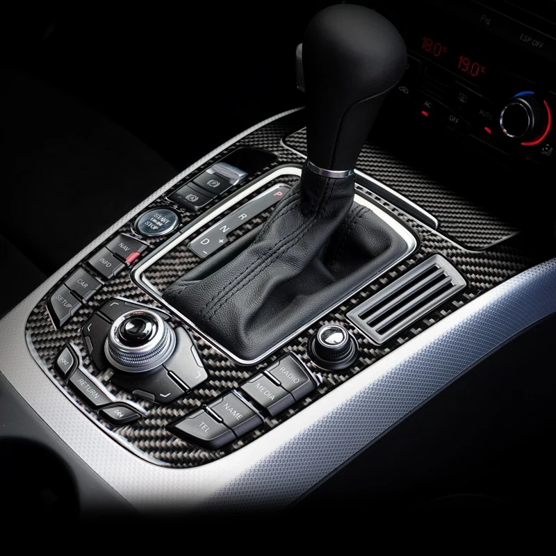 Аксессуары для салона Audi A4 B8 A5 Q5 панель переключения передач из углеродного