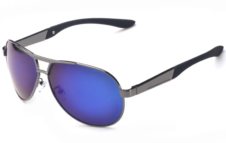 DRESSUUP модные поляризационные солнцезащитные очки для мужчин с покрытием солнцезащитные очки для мужчин пилот солнцезащитные очки для вождения брендовый дизайнер Oculos De Sol Gafas - Цвет линз: BLUE