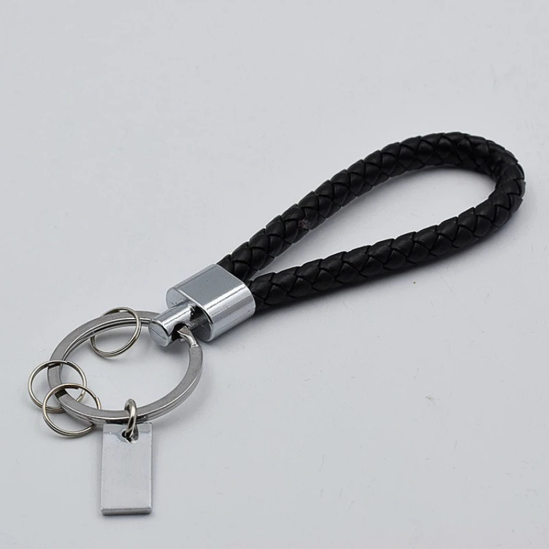 1Pcs Leather Car Key Chain Key Ring Keyfob Purse Keyring Keychain Accessories