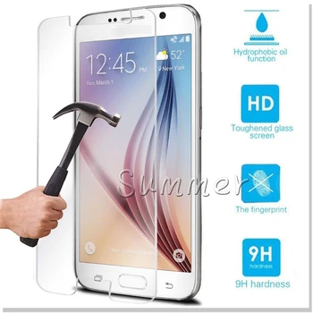

2.5D 9H Hardness Ultra Thin 0.26mm Premium Tempered Transparent Glass Film Screen Protectors For samsung galaxy S6 edge plus S5