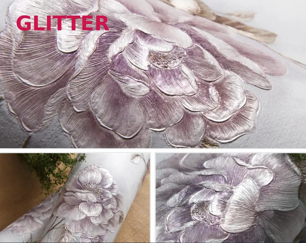 

American Country Vintage Wallpaper Bedroom Living Room Non-woven Wallpaper 3d Garden Flower Wallpaper Roll Wall Wallpaper
