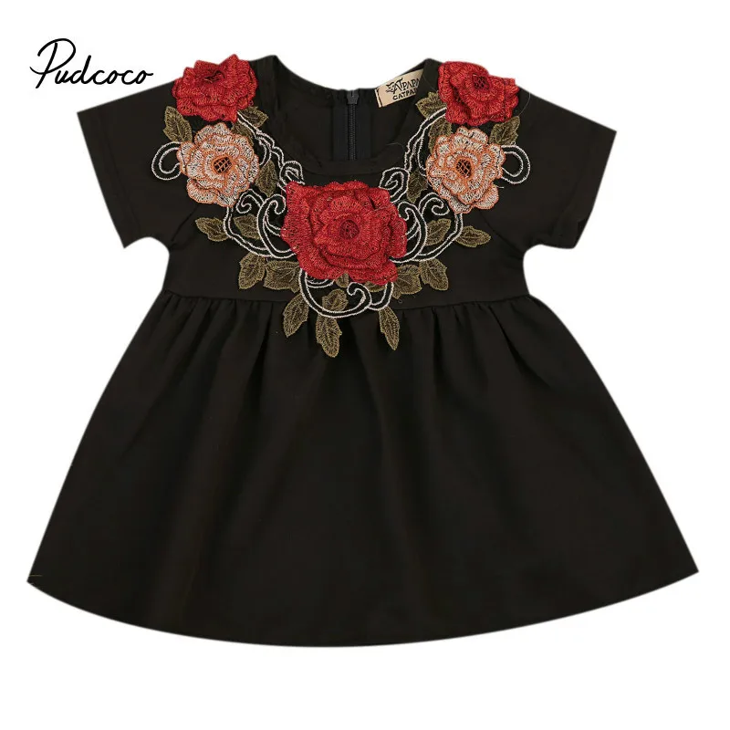 Por Black Dress Red Flowers Summer For S Black Dress Red Flowers Summer For S