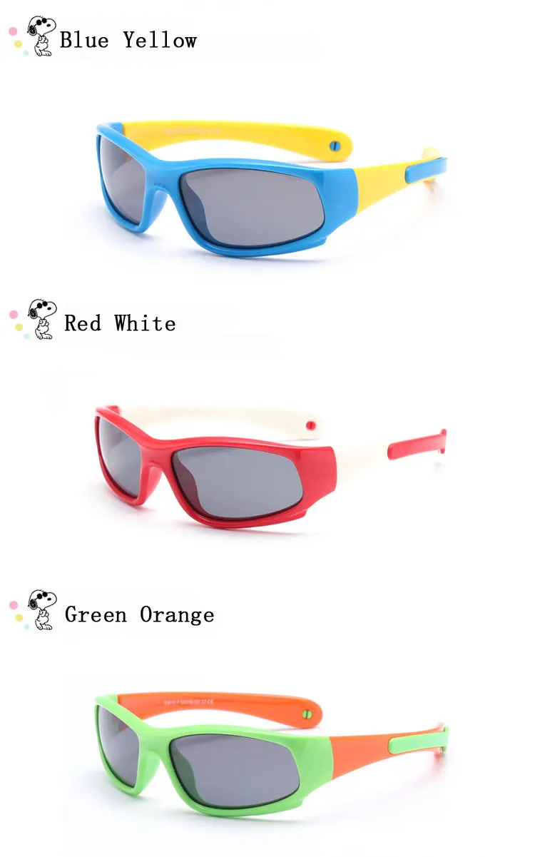 Два ocklock высокого качества детские поляризованные солнцезащитные очки с силиконовой цепочкой Детская безопасность солнцезащитные очки для мальчиков и девочек спортивные очки Oculo 8110