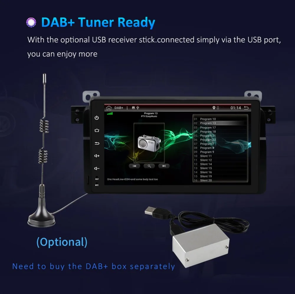 Discount single 1 DIN Android 9.0 Car DVD For BMW E46 car multimedia android Radio Stereo GPS Navigation Quad Core Bluetooth WIFI Radio 14 Discount single 1 DIN Android 9.0 Car DVD For BMW E46 car multimedia android Radio Stereo GPS Navigation Quad Core Bluetooth WIFI Radio 14