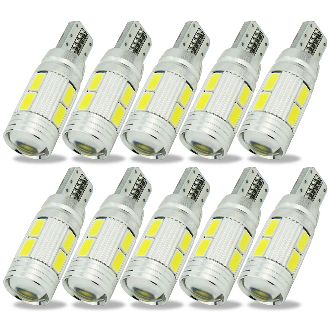 Safego 10x светодиодный T10 Canbus Error Free автомобиля W5W 10 smd 5730 194 168 светодиодный светильник лампы светодиодный светильник парковки T10 светодиодный автомобильный боковой светильник