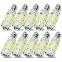 Safego 10x светодиодный T10 Canbus Error Free автомобиля W5W 10 smd 5730 194 168 светодиодный светильник лампы светодиодный светильник парковки T10 светодиодный автомобильный боковой светильник