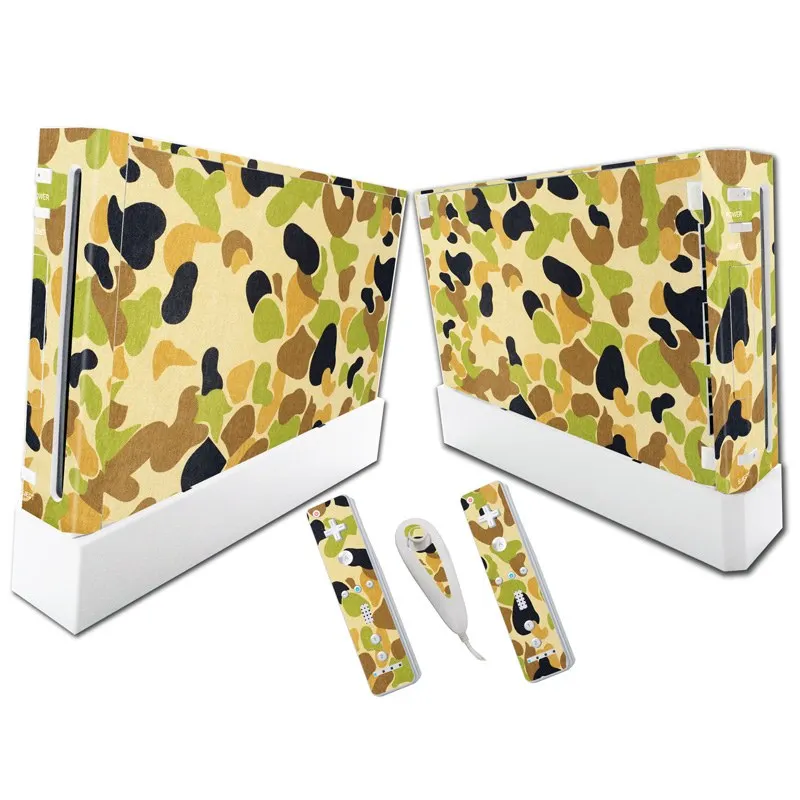 

Super quality unique sticker vinyl skin For W ii console