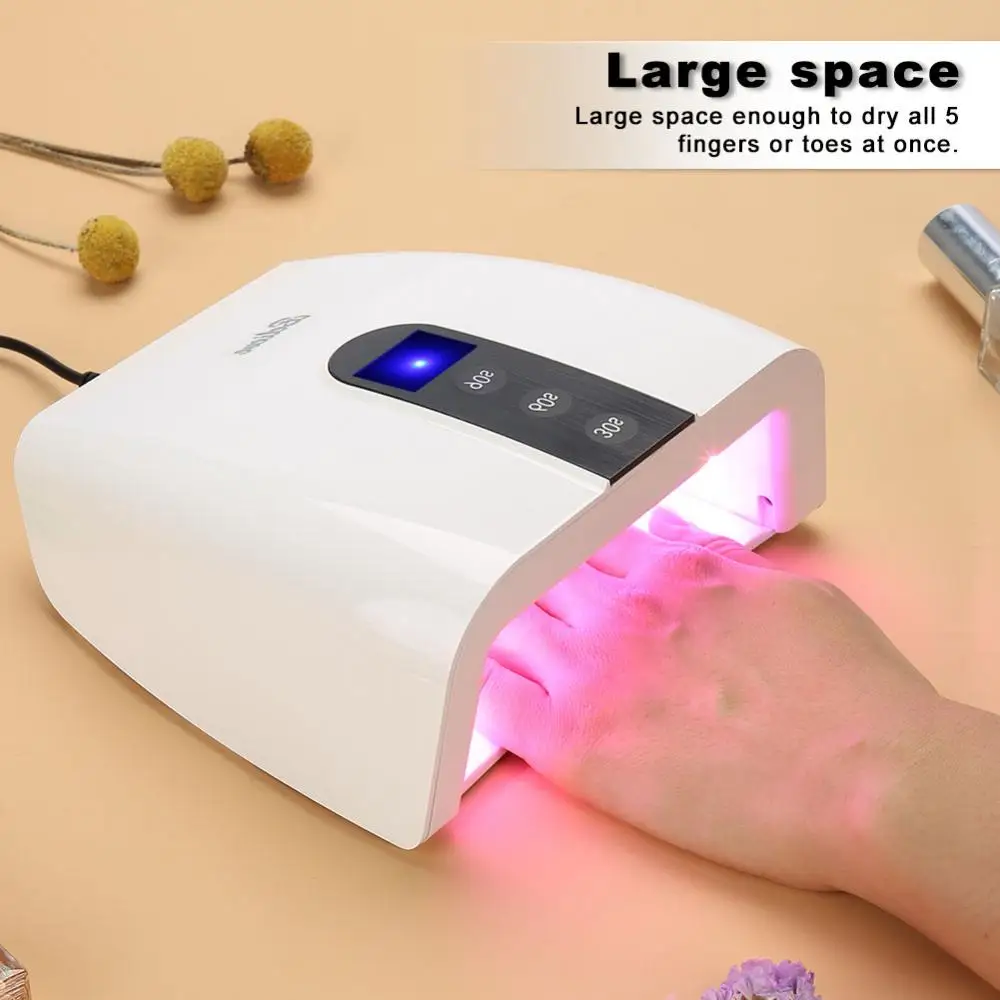 36W LED Lamp Nail Art Portable Red Light Whitening Manicure Nail Art