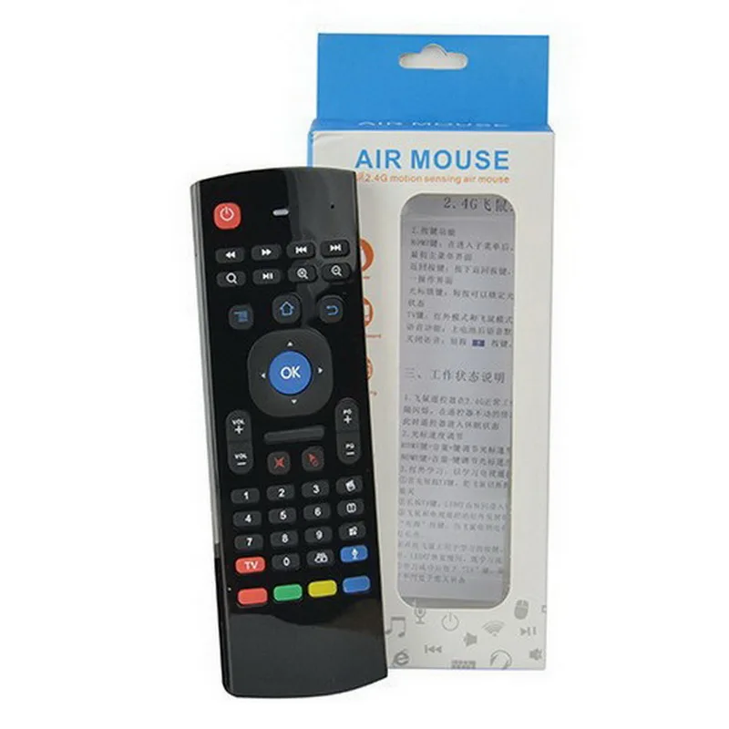 Беспроводная клавиатура с подсветкой MX3 PRO Air mouse с микрофоном и голосовой подсветкой 2,4G ИК-пульт дистанционного управления для T95Z Plus X96 Mini