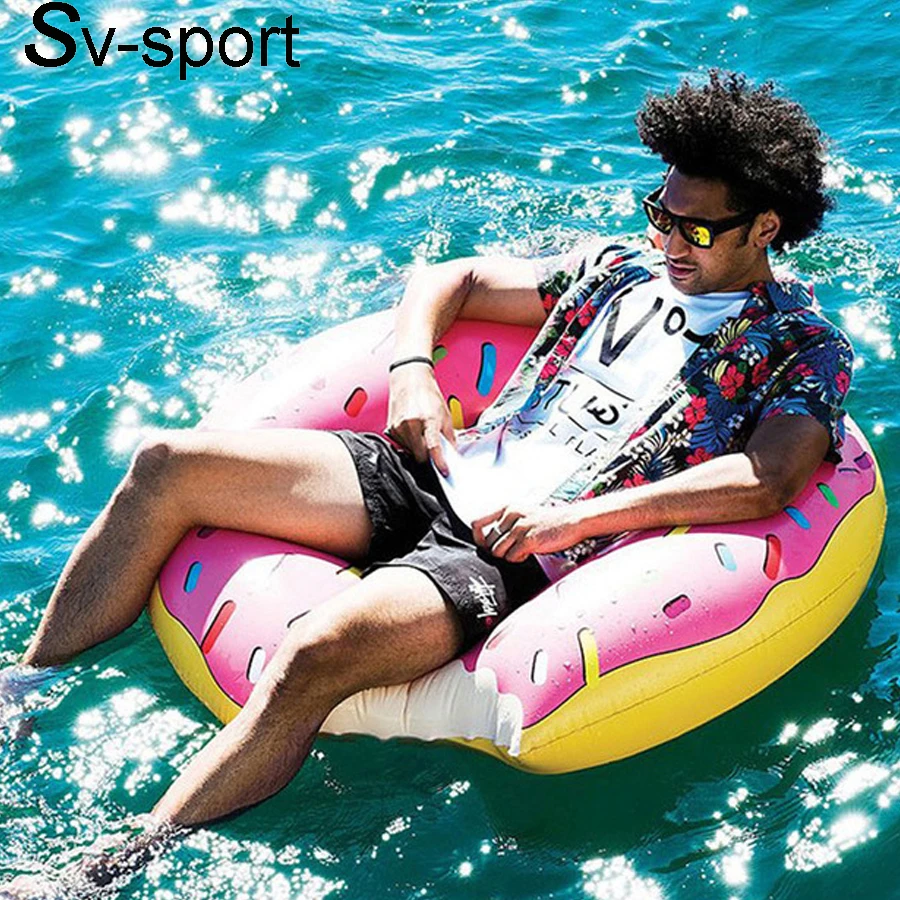 water Float 1.2M pink pool float Inflatable Ride On Pool Air Mattress